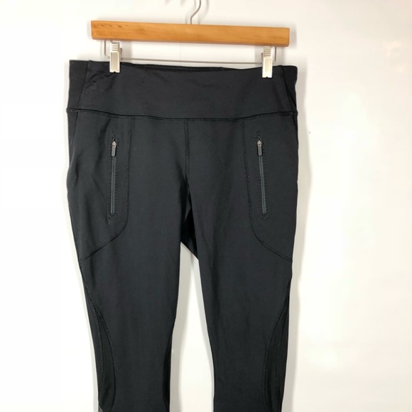 lululemon athletica Pants - Lululemon Invigorate 7/8 Tight Black Mesh Panel